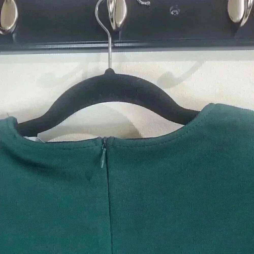 NWT Lulu's Desires of the Heart Emerald Green Long Sleeve Skater Dress small - Picture 10 of 12